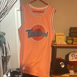 Space Jam Number #23 Basketball Jersey - Pink Never Worn XXL